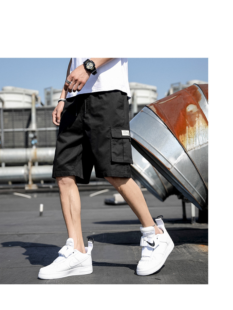 Camo shorts Cotton men’s casual quarter pants