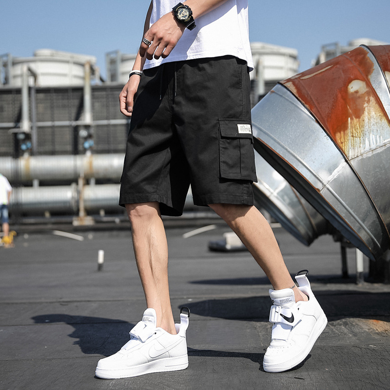 Camo shorts Cotton men’s casual quarter pants