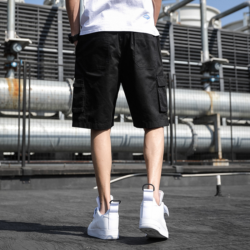 Camo shorts Cotton men’s casual quarter pants