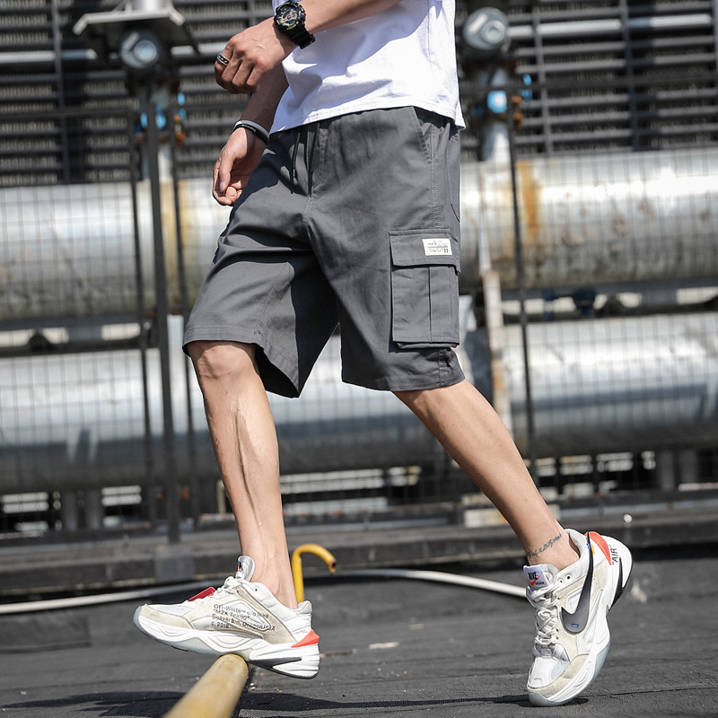 Camo shorts Cotton men’s casual quarter pants