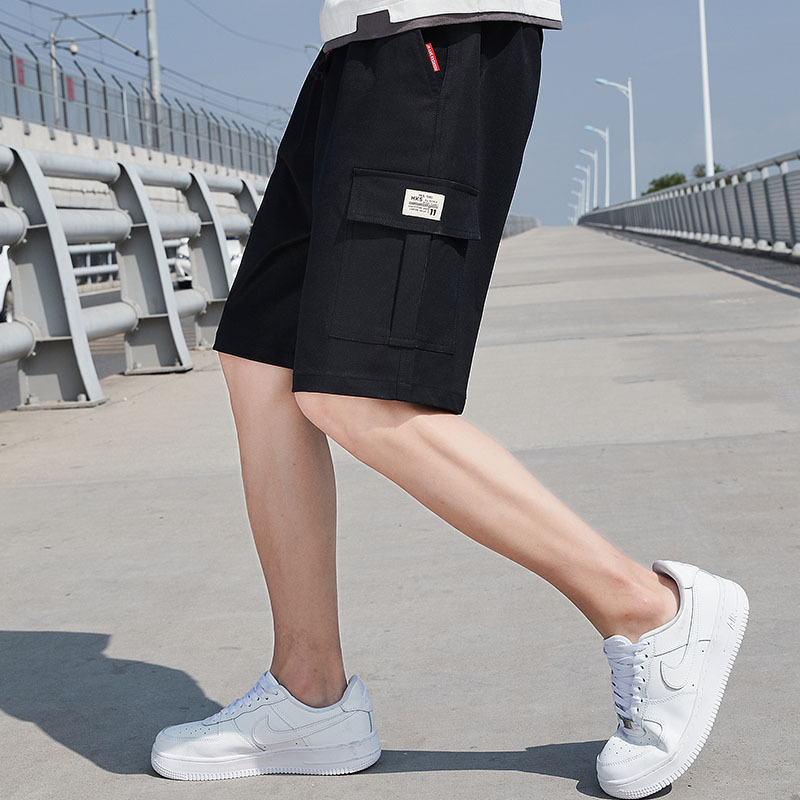 Camo shorts Cotton men’s casual quarter pants