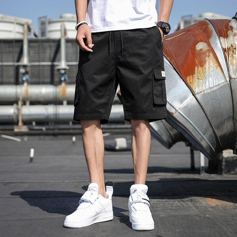 Camo shorts Cotton men’s casual quarter pants