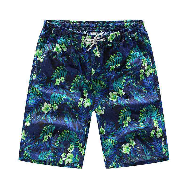 Five-minute dry beach pants Men’s printed loose couple shorts
