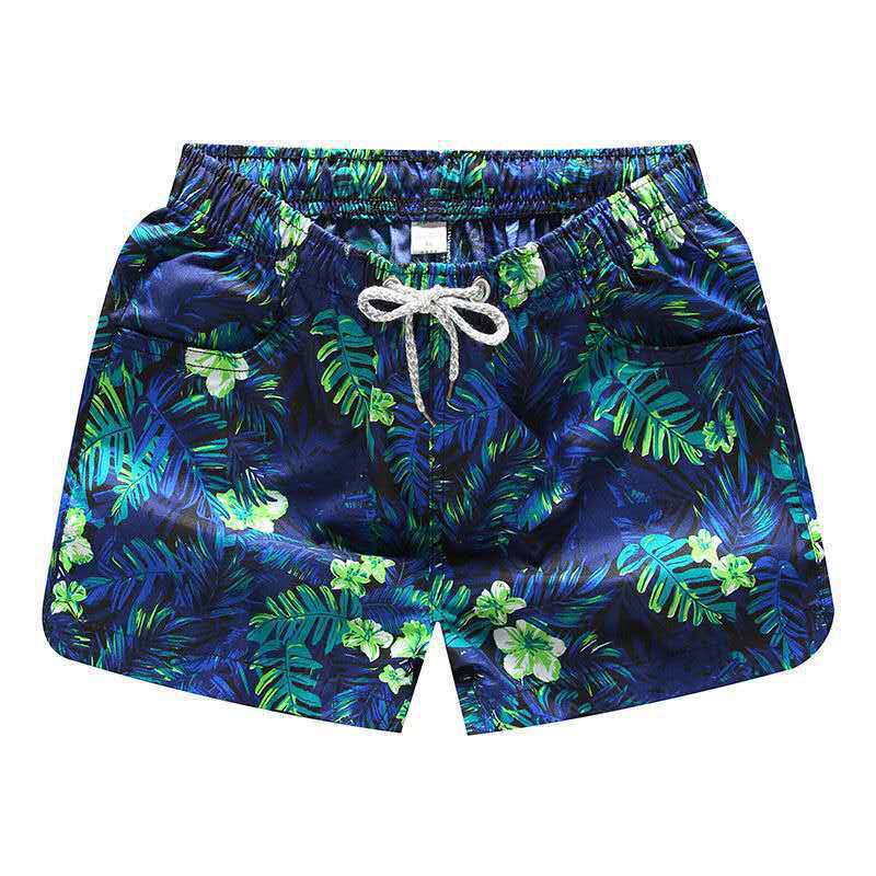 Five-minute dry beach pants Men’s printed loose couple shorts