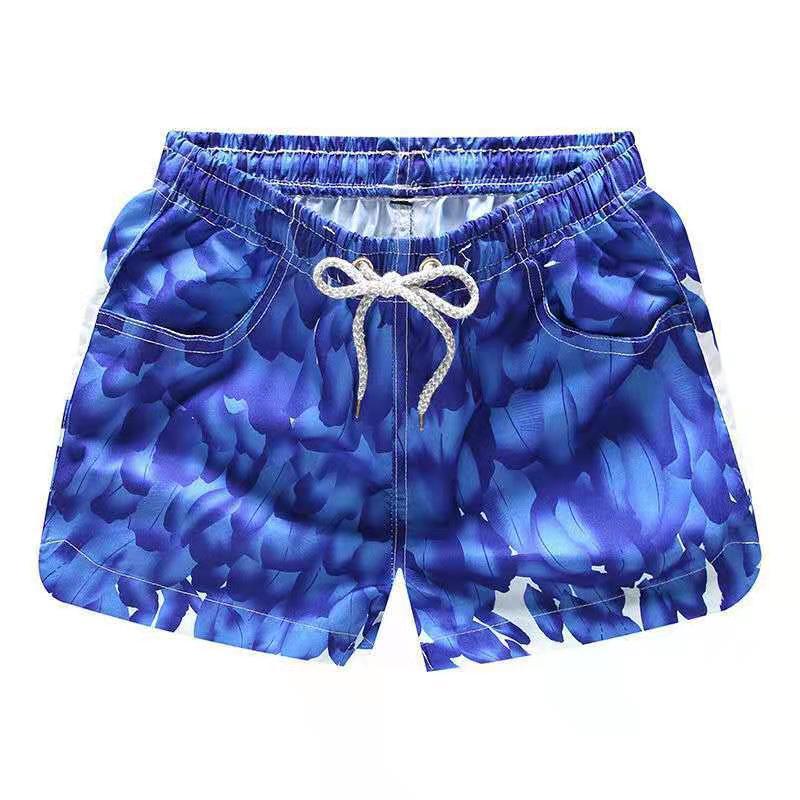 Five-minute dry beach pants Men’s printed loose couple shorts