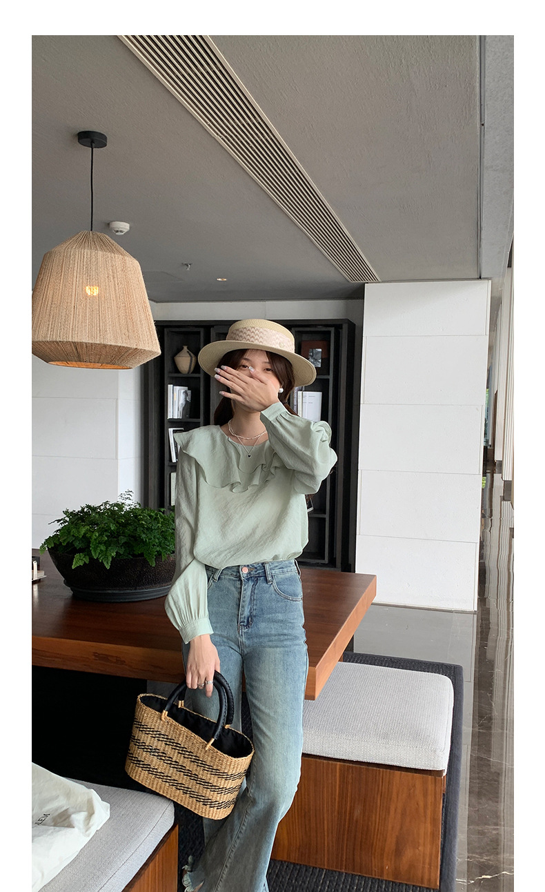 Slim pants with a retro design of cropped cropped jeans