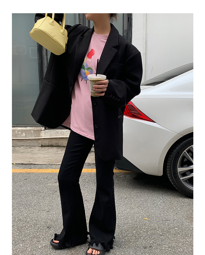 Slim pants with a retro design of cropped cropped jeans