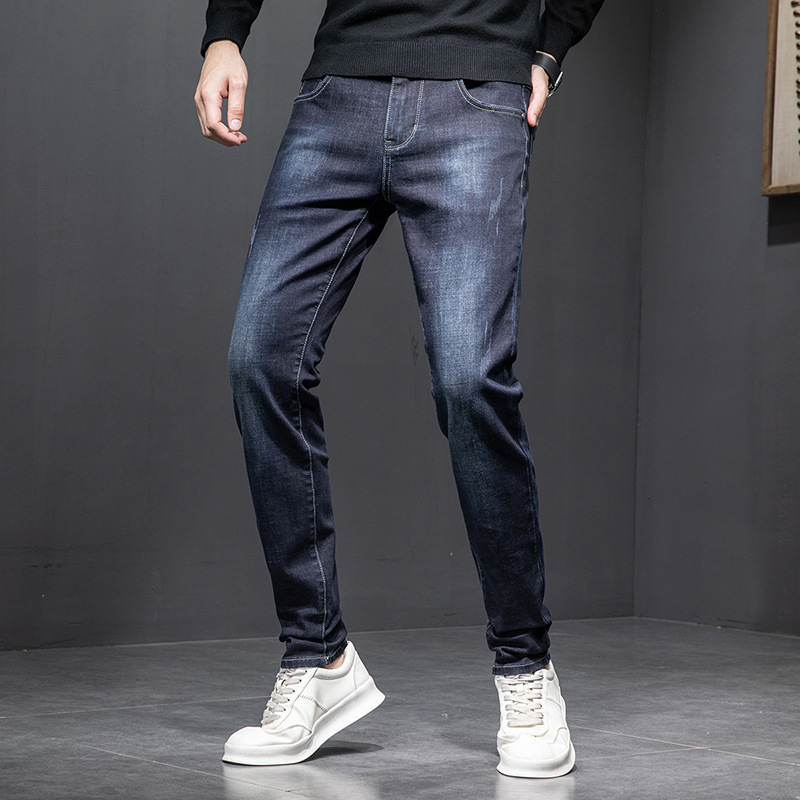 Slim stretch jeans for men youth men’s wear