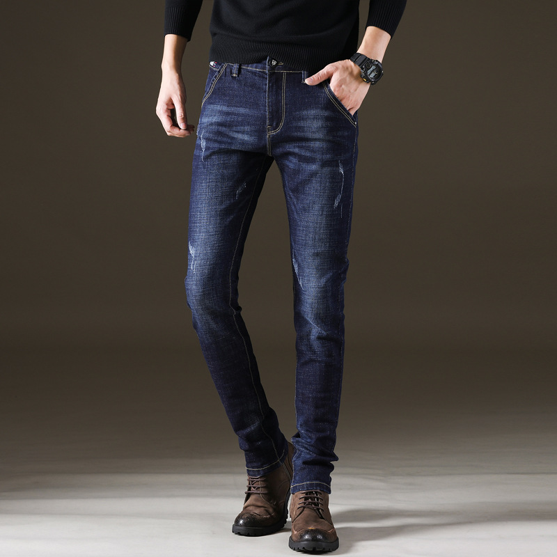 Slim stretch jeans for men youth men’s wear