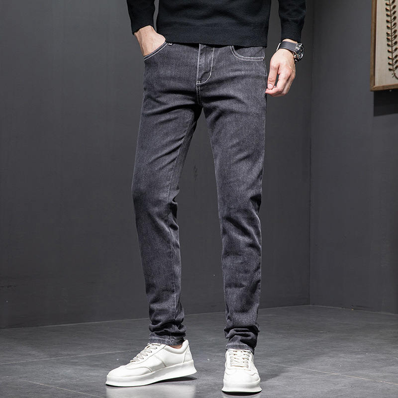 Slim stretch jeans for men youth men’s wear