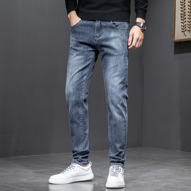 Slim stretch jeans for men youth men’s wear