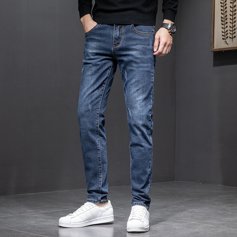 Slim stretch jeans for men youth men’s wear