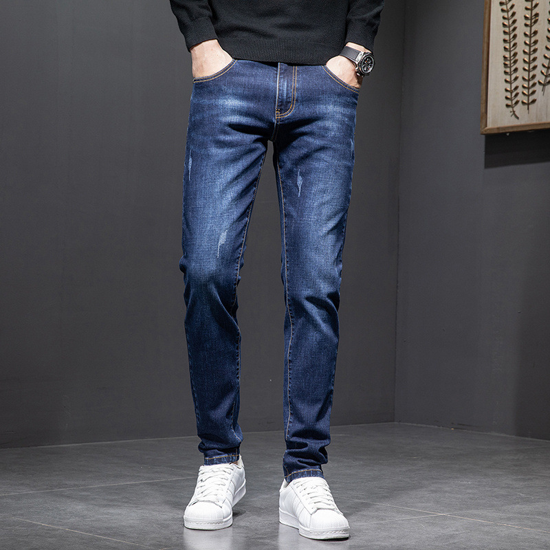 Slim stretch jeans for men youth men’s wear