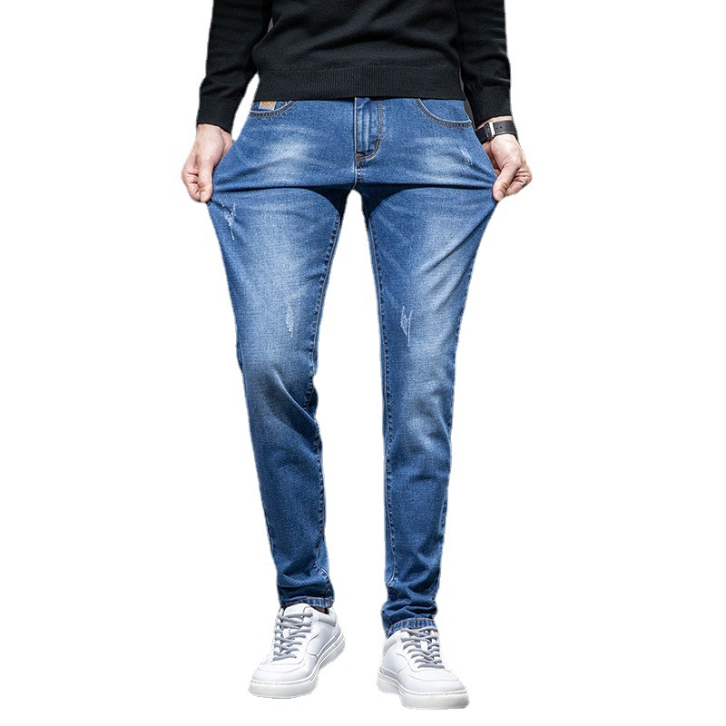 Slim stretch jeans for men youth men’s wear