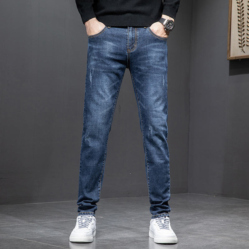 Slim stretch jeans for men youth men’s wear