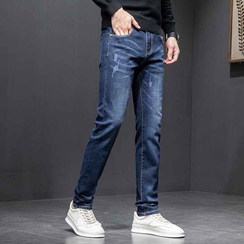 Slim stretch jeans for men youth men’s wear
