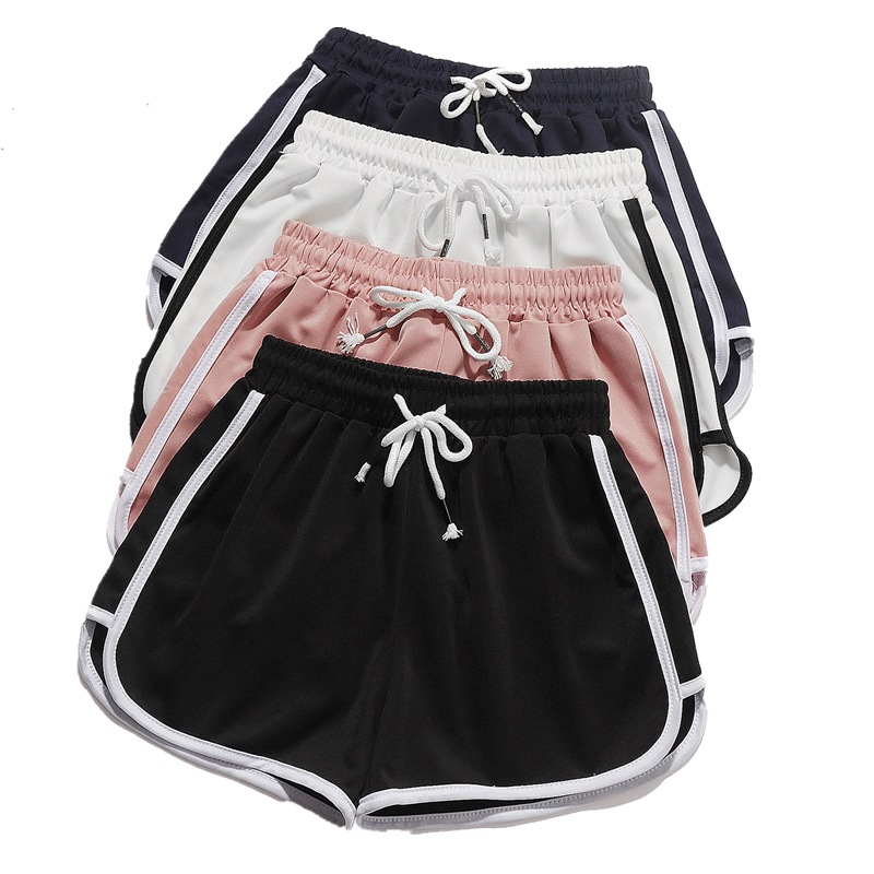 Sports style three-point shorts Yoga slimming baggy pocket plus size shorts