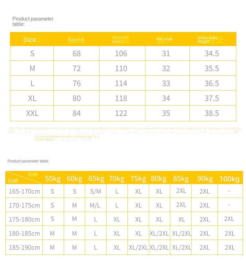 Three-quarter quick-drying double-layer gym shorts with anti-slip lining