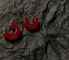 925 silver needle pearl earrings