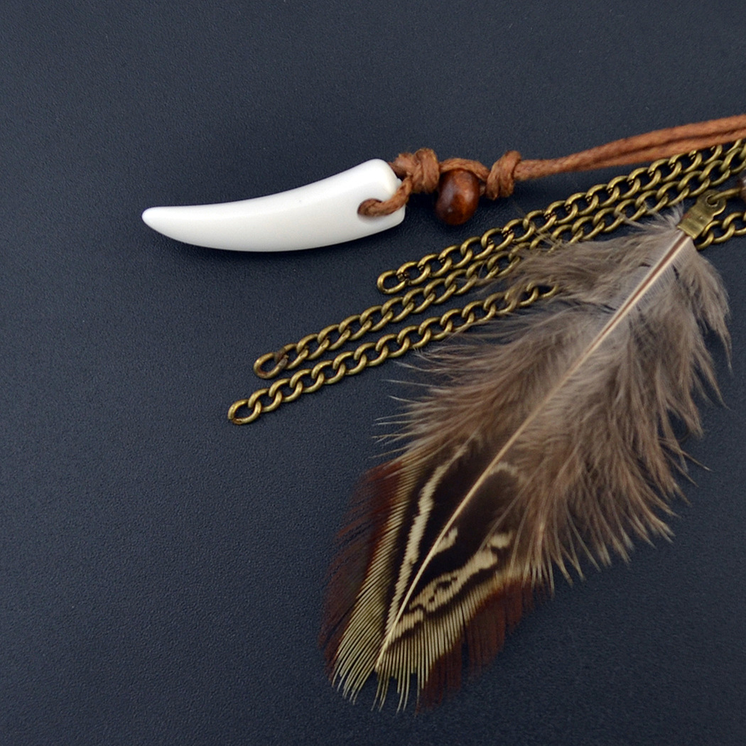 Dreamcatcher earrings Feather leaves earrings