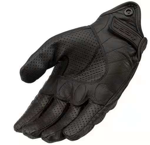 Leather cycling gloves non-slip breathable warm touch screen