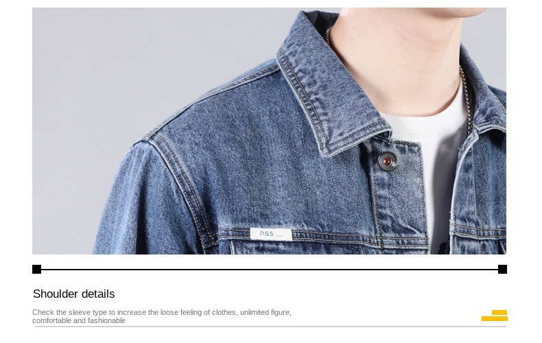 Men’s denim jacket American vintage jacket