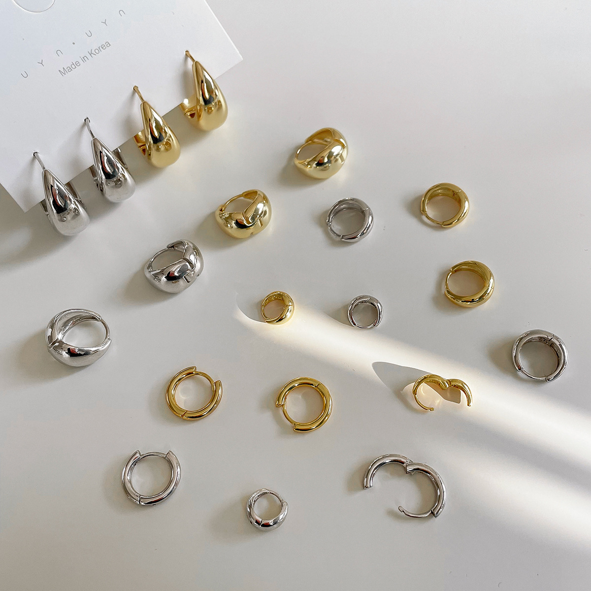 New Chinese earrings 925 silver needle earrings