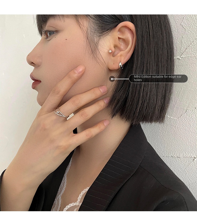 New Chinese earrings 925 silver needle earrings