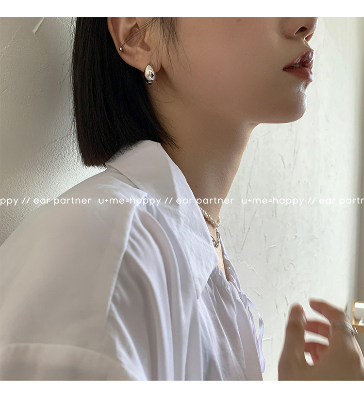 New Chinese earrings 925 silver needle earrings