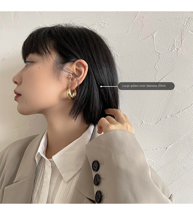 New Chinese earrings 925 silver needle earrings