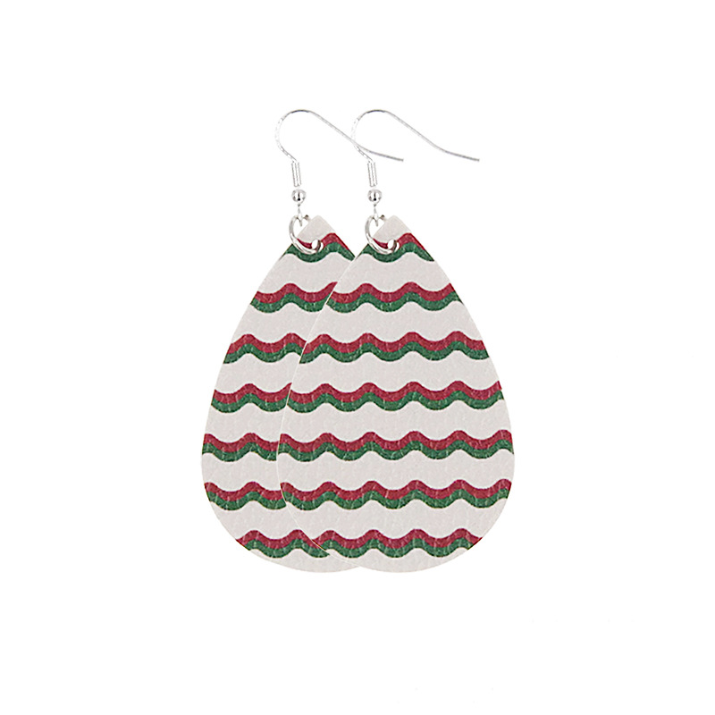 New leather earrings for Christmas