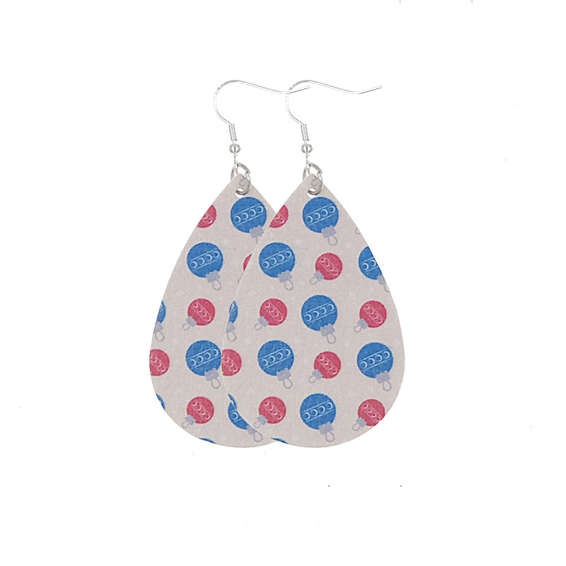 New leather earrings for Christmas