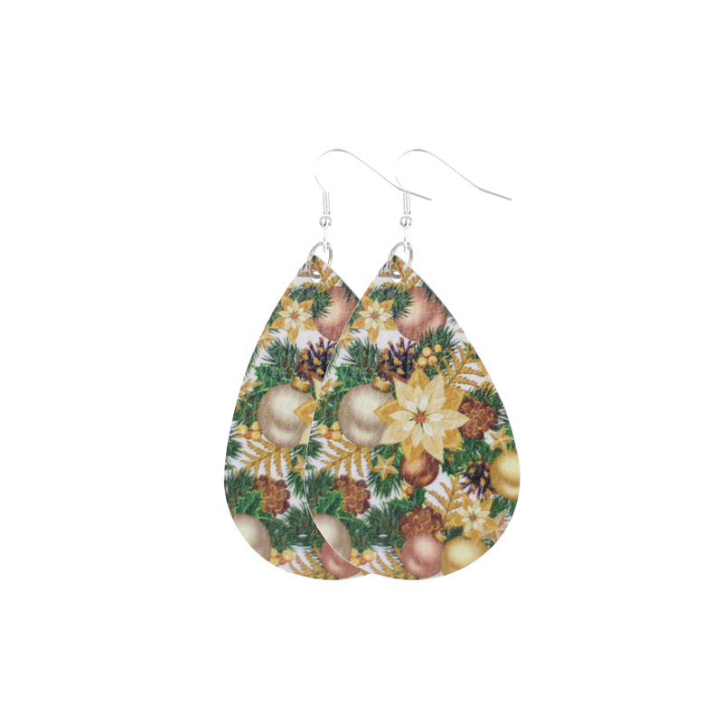 New leather earrings for Christmas
