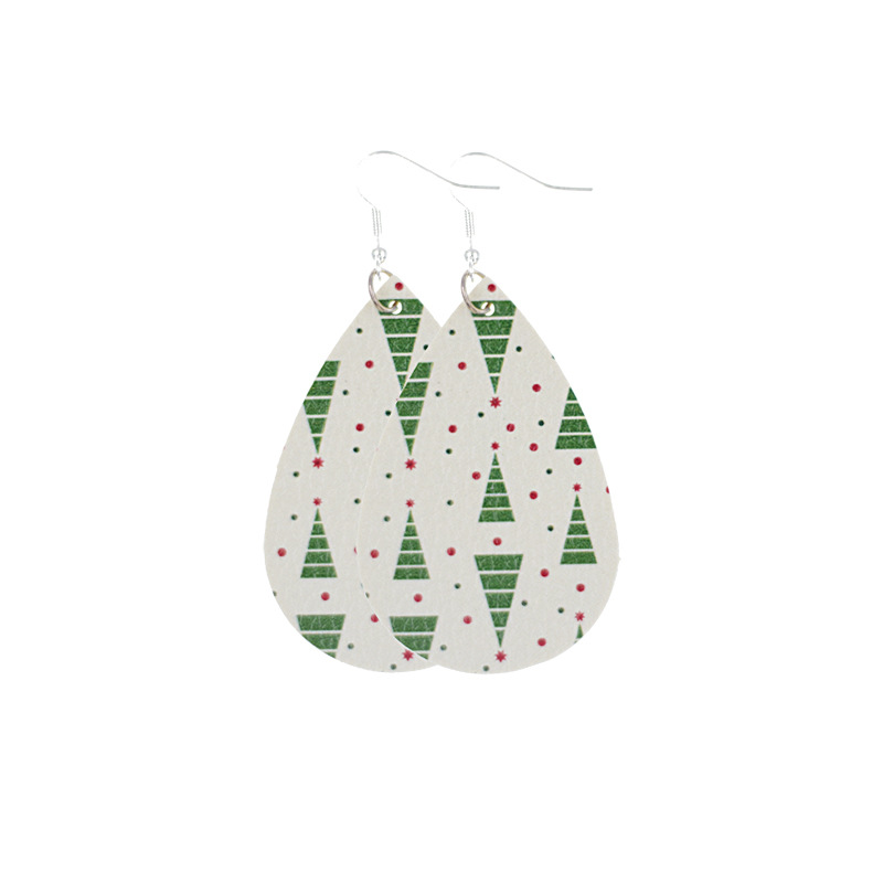 New leather earrings for Christmas