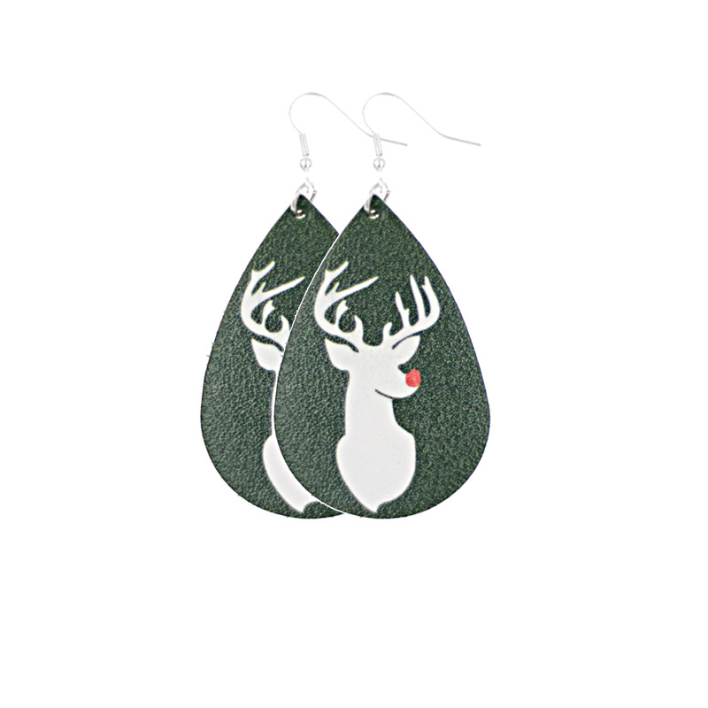 New leather earrings for Christmas