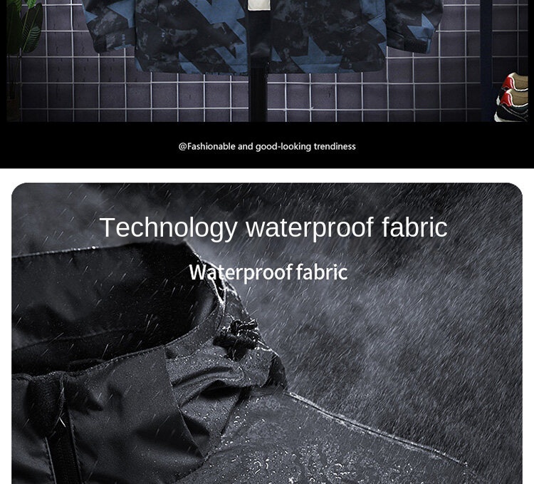 New outdoor casual men’s hardshell jacket thin breathable jacket