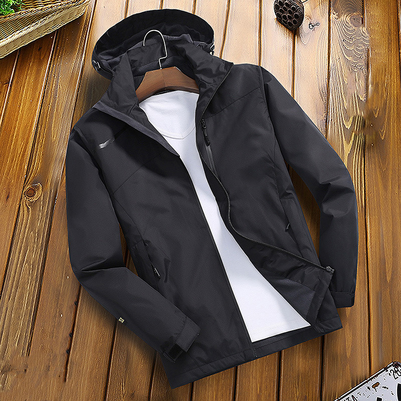 New outdoor casual men’s hardshell jacket thin breathable jacket