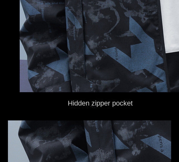 New outdoor casual men’s hardshell jacket thin breathable jacket