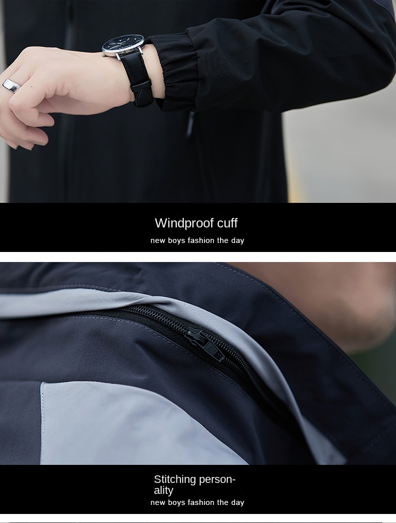 New thin color matching casual blazer