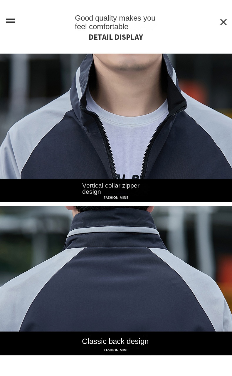 New thin color matching casual blazer