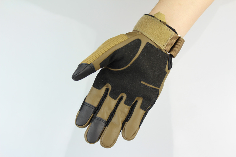 Outdoor mountaineering non-slip touch screen motorcycle riding gloves