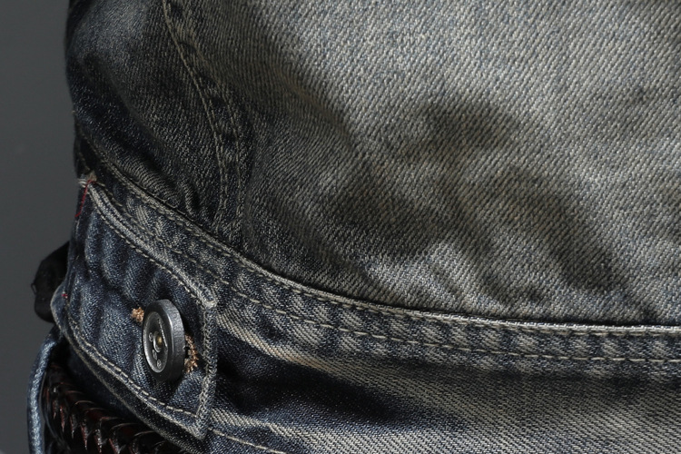 Personality zipper biker denim jacket jacket