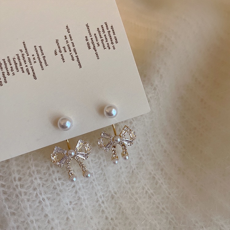 S925 Silver Needle French sweet maiden flower forest earrings