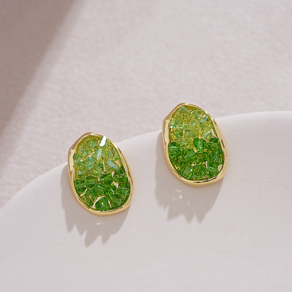 S925 Silver Needle French sweet maiden flower forest earrings