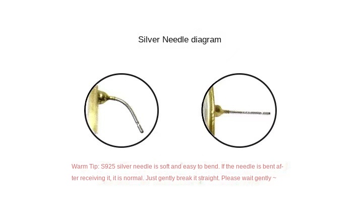 S925 silver needle tassel earrings