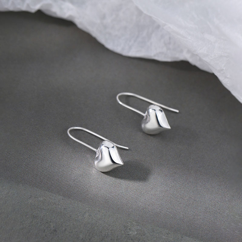 S925 sterling silver love earrings