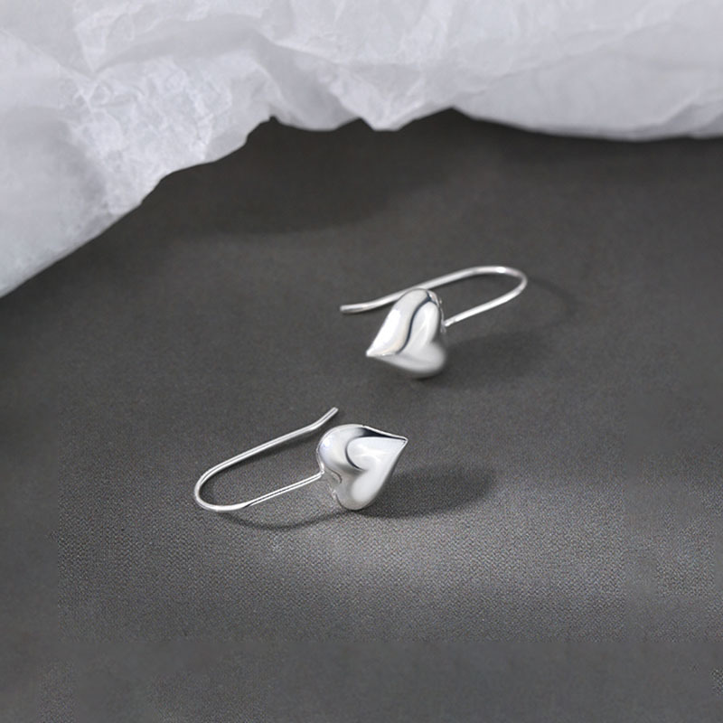 S925 sterling silver love earrings