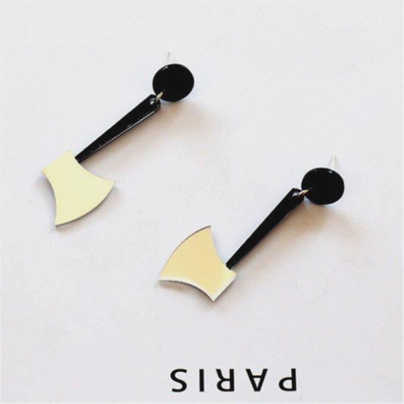 Sharp knife kitchen knife earrings quirky acrylic earrings