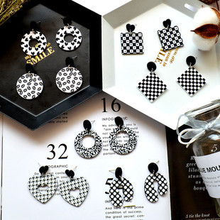 Sharp knife kitchen knife earrings quirky acrylic earrings