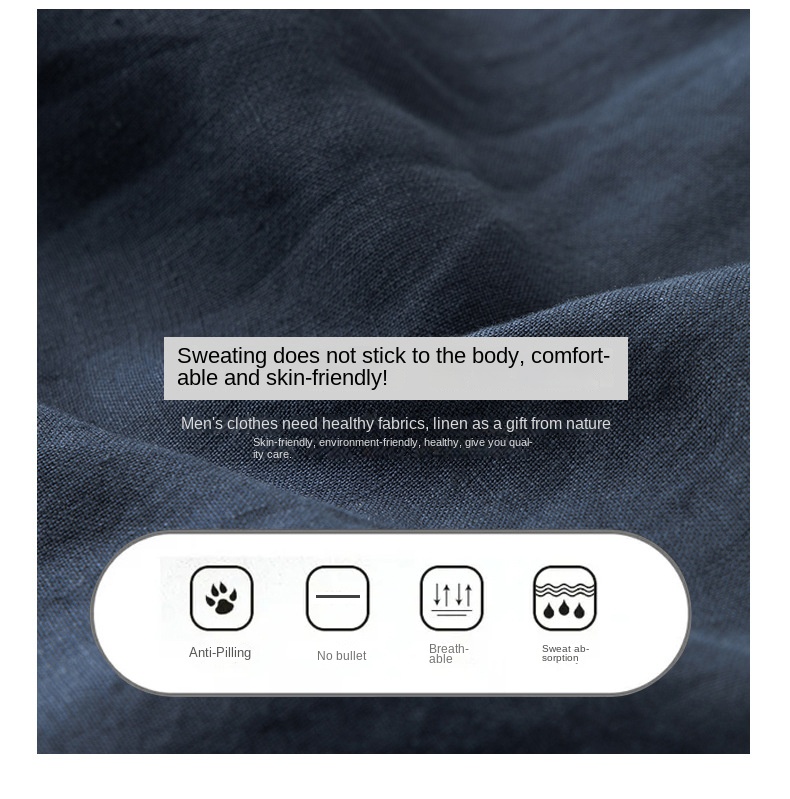 Spring and autumn linen men’s casual simple jacket loose stand collar jacket